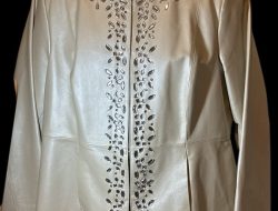 Bradley White Leather Jacket Product 12.3