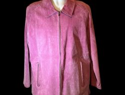 Vintage 90s Pink Suede Jacket Product 19.2